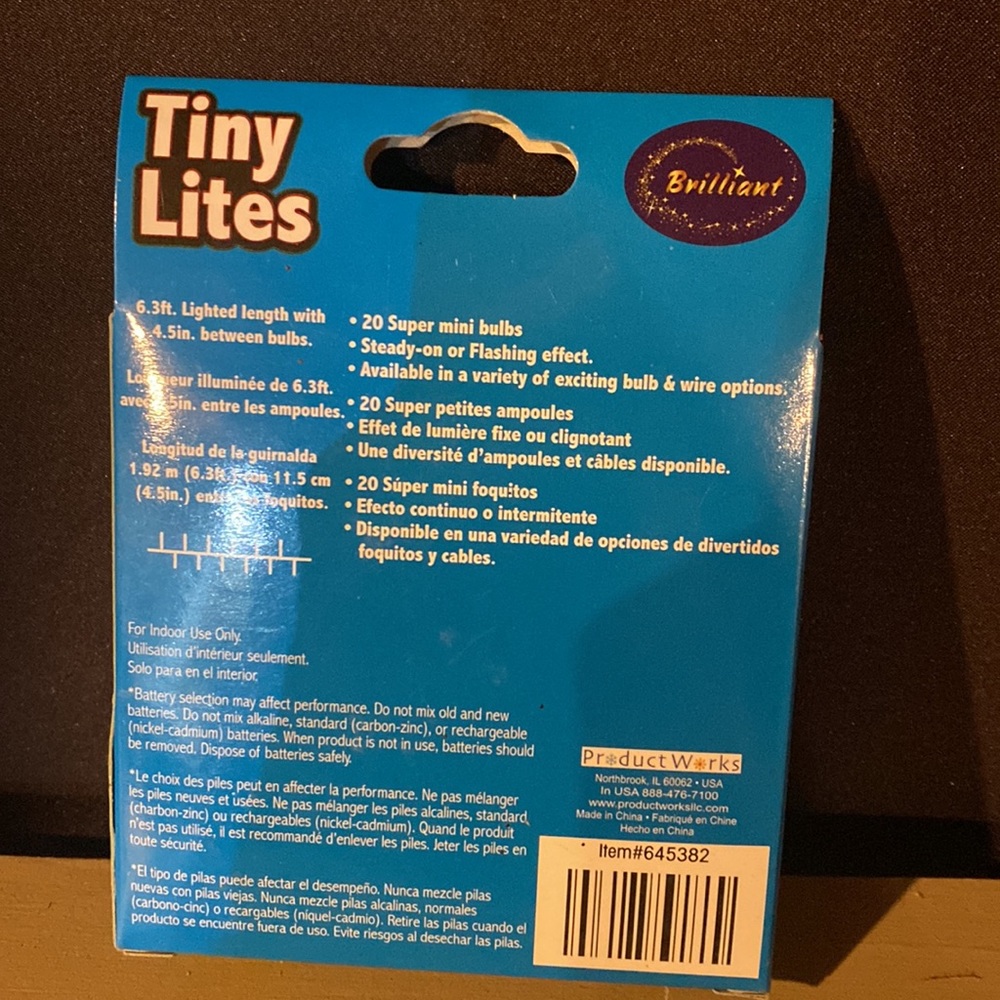 Tiny battery operated lights - Picture 2 of 2